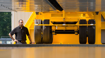<br />
	The BEAST lab simulates a decade's worth of bridge wear in less than a year. Weighted wheels shuttle across a bridge section to mimic trucks crossing 17,000 times a day. Story<br />
