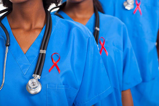 Image of health care providers who treat HIV and AIDS patients Image of health care providers who treat HIV and AIDS patients