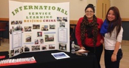 Stephanie and Bonnie present their proposal for improved literacy for migrant children. Stephanie and Bonnie present their proposal for improved literacy for migrant children.