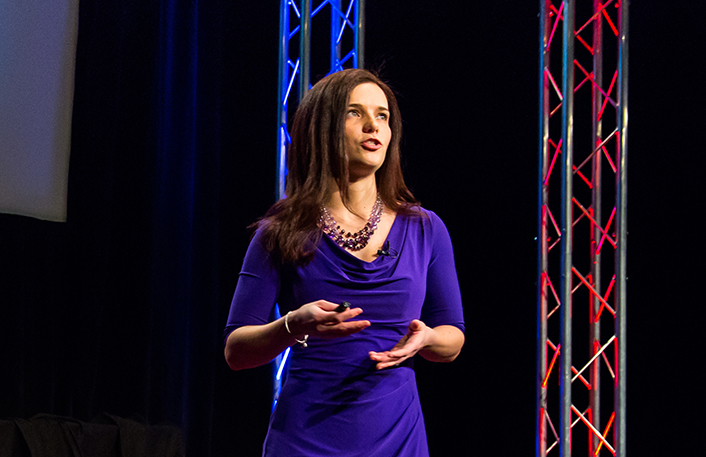 Image of Stephanie Butler telling her story. Image of Stephanie Butler telling her story.