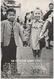 Magazine photo of brown babies