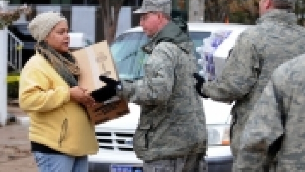 National Guard assisting victims of Hurricane Sandy